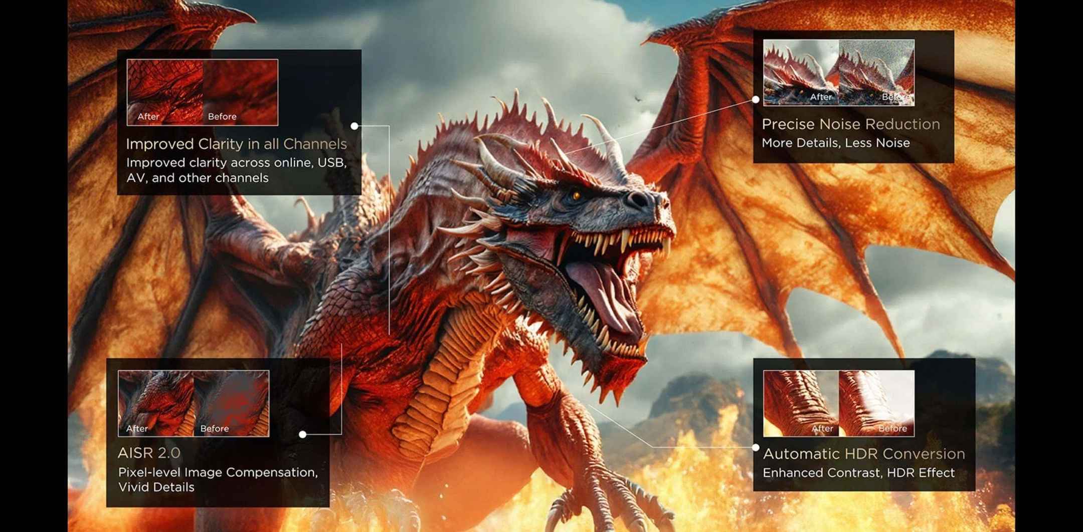 Tivi TCL 75Inch SQD-Mini LED 75C8L sử dụng bộ lọc màu Ultra Color Fiter , đạt độ phủ màu tuyệt đối 100% theo tiêu chuẩn BT.2020